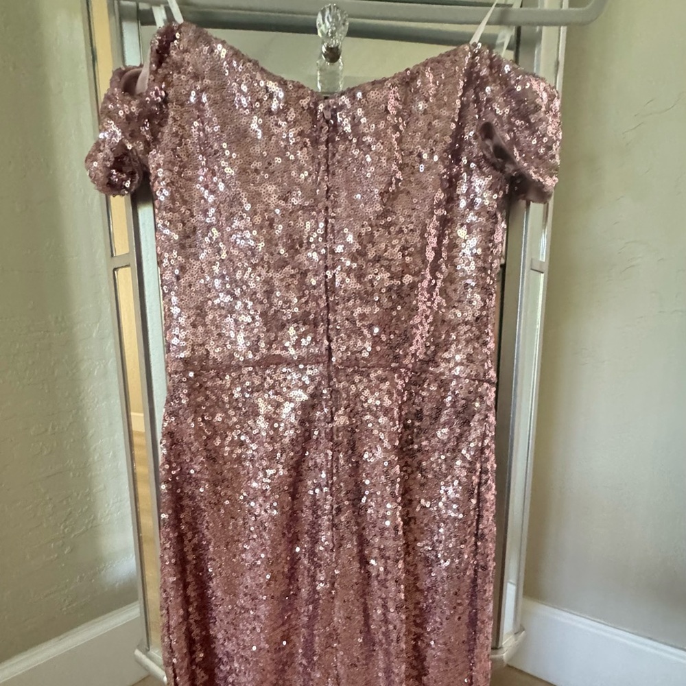 B Darlin Rose Sequin Dress NWT Sizes 3,5 - Picture 4 of 8